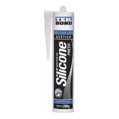 Tekbond - Silicone Acético, Preto, 280g