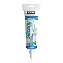 Tekbond - Silicone Base D'Água Blister, Branco, 130g