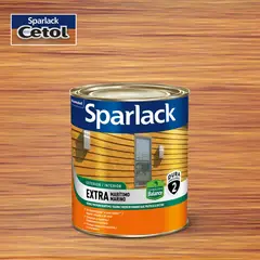 Sparlack - Verniz Extra Marítimo Brilhante 0,9L Interior e Exterior Natural