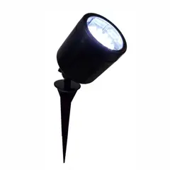 DNI - Luminária Tipo Espeto para Jardim Articulado 19 LEDs Luz Branca Bivolt Preto