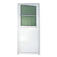 Brimak - Porta Postigo Lambri Alumínio Branco Esquerda 210x86x4,6cm Super 25