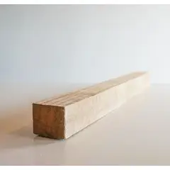 MADEMAPE - Pontalete de Pinus 6x6x300cm Marrom