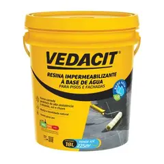 Vedacit - Resina Impermeabilizante à Base de Água para Pisos e Fachadas Balde 18 Litros