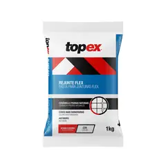 Topex - Rejunte Flexível Cinza 1kg
