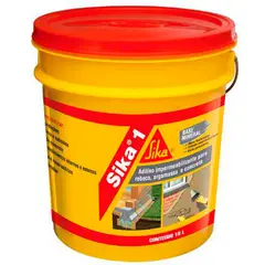 Sika - Aditivo Impermeabilizante para Reboco, Argamassa e Concreto 1 18L