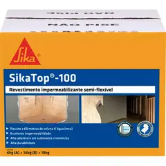 Sika - Revestimento Impermeabilizante Semiflexível SikaTop 100 Cinza 18kg