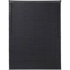 Conthey - Persiana PVC Preto 25mm 140x130cm