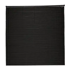 Conthey - Persiana Horizontal PVC 120x130cm  Preto Evolux