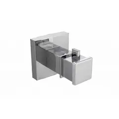 Aquaplás - Cabide Quadrado Euro Cromado