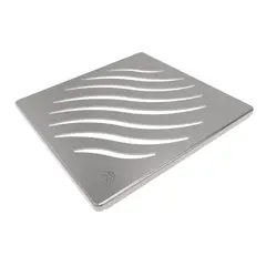 Tigre - Grelha Quadrada, Inox, 100mm
