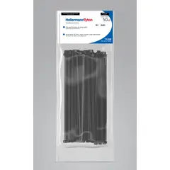 Hellermann - Abraçadeira Nylon T120R Preta 7,6X390mm Embalagem Com 50 Unidades