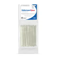 Hellermann - Abraçadeira Nylon T18R Natural 2,5X100mm Embalagem Com 100 Unidades