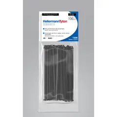 Hellermann - Abraçadeira Nylon T30R Preta 3,6X150mm Embalagem Com 100 Unidades