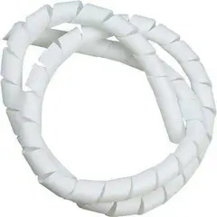 Hellermann - Espiral Organizador De Cabos Branco 1"X2m