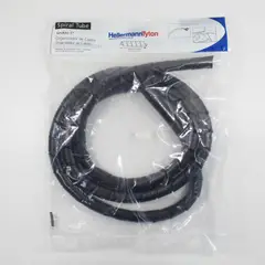 Hellermann - Espiral Organizador De Cabos Preto 1"X2m