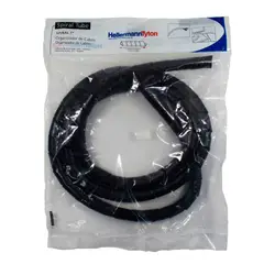 Hellermann - Espiral Organizador De Cabos Preto 1"X2m