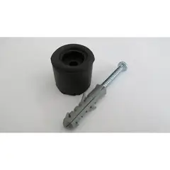 Foxmix - Amortecedor Chato Preto com 01 Peça