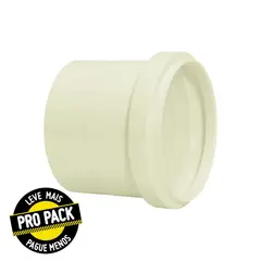 Amanco - Luva Simples Esgoto Branco 100mm X Pro-Pack Embalagem Com 10