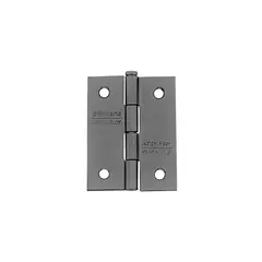 Silvana - Dobradiça 850 Aço para Porta Madeira 2" Preto 3 peças com 2 Furos