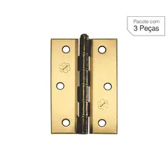 Lafonte - Dobradiça Oxidado de Aço para Porta 3 " Modelo 850 3 peças