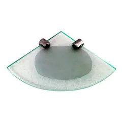 Big - Saboneteira de Vidro de Canto 15cm Incolor