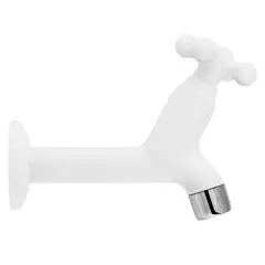 Viqua - Torneira de Parede para Cozinha Marujá Bica Alta Branco