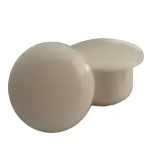 Foxmix - Tapa Furo Ct 10 Peças, Branco, 8mm