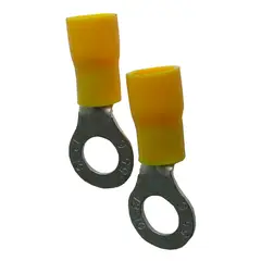 Halux - Terminal Anel Amarelo Para Fio/Cabo 4-6Mm2 Com 50 Peças