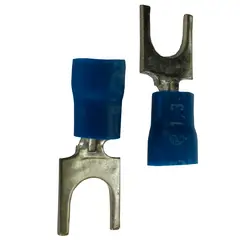 Halux - Terminal Forquilha Azul Para Fio/Cabo 1,5-2,5Mm2 Com 5 Peças