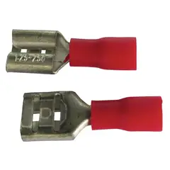 Halux - Terminal Macho Vermelho Para Fio/Cabo 1,5-2,5Mm2 Com 50 Peças
