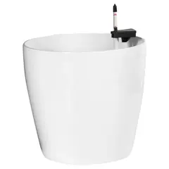 Just Home Collection - Vaso para Plantas em Polipropileno Autoirrigável Branco 45x42cm