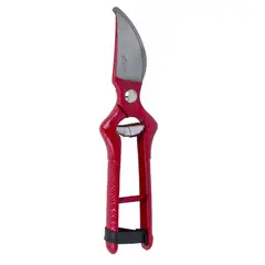 Ergo - Tesoura Bypass Metal 23cm, Vermelho, 30.5x10.5x2.8