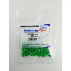 Hellermann - Identificação Para Cabos De 0,5 A 6,00 mm Verde Número 5 Embalagem Com 100 Unidades