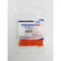 Hellermann - Identificação Cabos De 0,5 A 6,00 mm Laranja Número 3 Embalagem com 100 Unidades