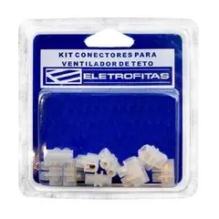 Eletrofita - Kit Conector Para Para Ventilador 5 Pistas 10A 1 Saída
