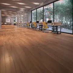 Portobello - Porcelanato Acetinado Esmaltado Marrom 20x120cm Retificado Caixa 1,19m² Parquet D'Olivier