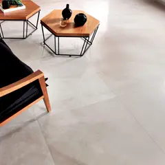 Portobello - Porcelanato Polido Artsy Cement 90x90cm Caixa 1,61m² Retificado Cinza