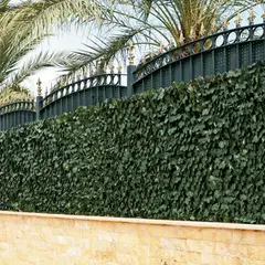 Just Home Collection - Jardim Vertical Artificial com Treliça Extensível 100x200cm