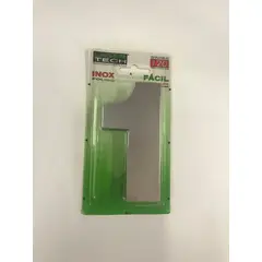 Display Show - Algarismo 1 Polido 12cm Inox