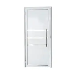 Brimak - Porta Lambri e Friso Alumínio Branco Direita 210x90x4,6cm Super 25