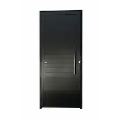 Brimak - Porta Lambri Puxador Alumínio Preto Direita 210x80x4,6cm Super 25