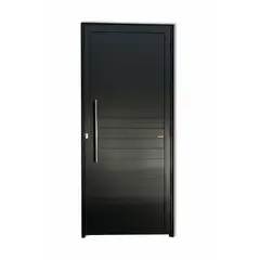Brimak - Porta Lambri Puxador Alumínio Preto Esquerda 210x80x4,6cm Super 25