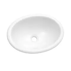 Icasa - Cuba de Sobrepor Oval 44,5x32,5cm Branca