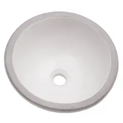 undefined - Cuba de Embutir Redondo Branco