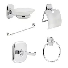 Sensi Dacqua - Kit Banheiro 5 Peças Cromado