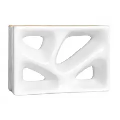 Cerâmica Martins - Tijolo Vazado Esmaltado Rama 23x16,8cm Branco