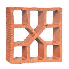 Cerâmica Martins - Tijolo Vazado Reto Xis 18x18x6,8cm