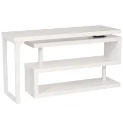 Just Home Collection - Mesa de Escritório Barcelona Branco 146x78x48cm
