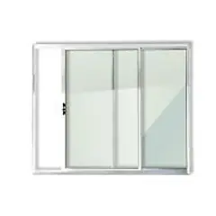 Brimak - Janela de Correr Alumínio Branco 2 Folhas Esquerda 100x150x6,2cm Confort