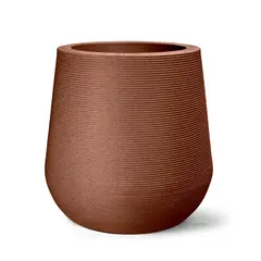 Nutriplast - Vaso Redondo Riscatto 34cm Ferrugem Nutriplan